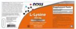 L-Lysine 500 mg - Image 2