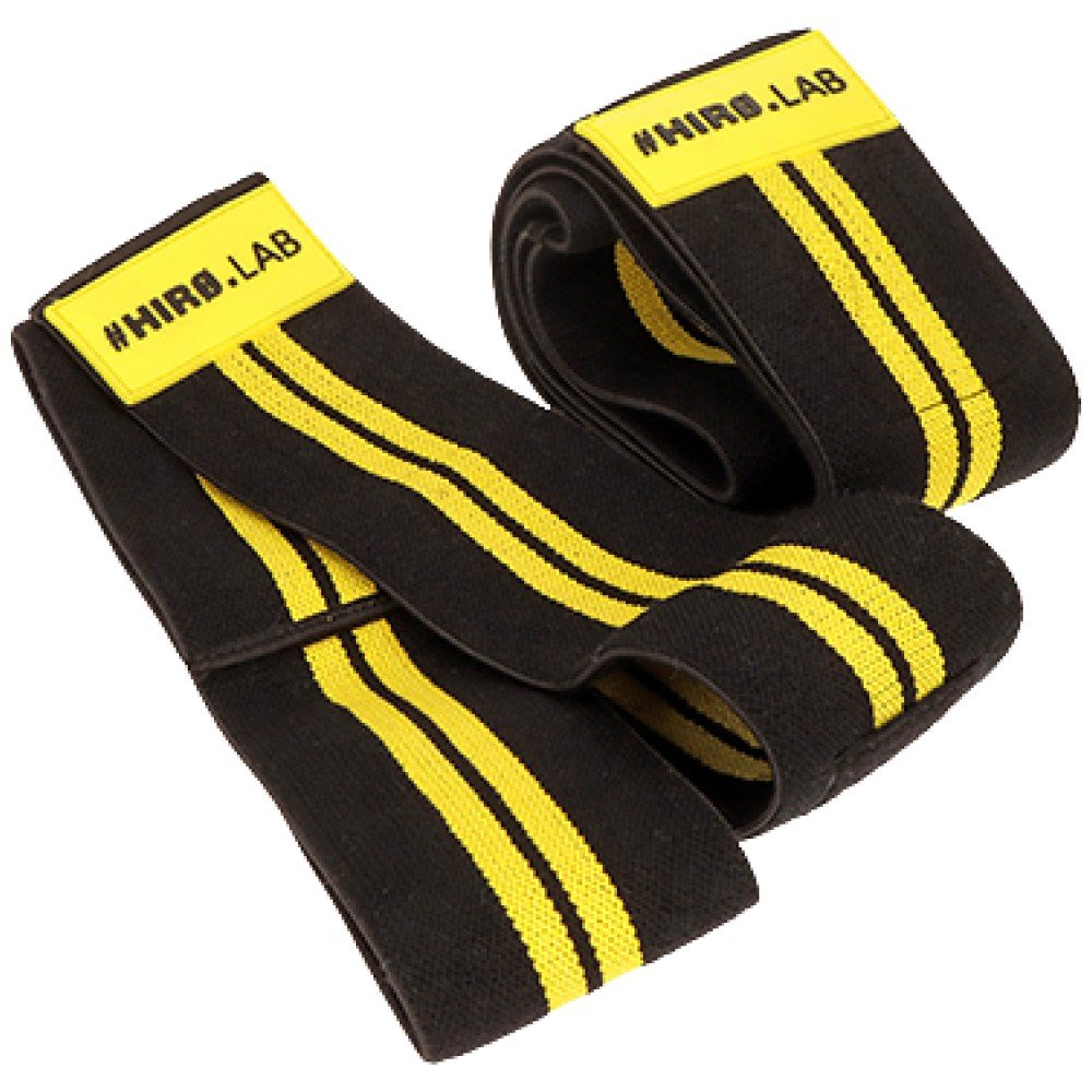 1000063852-hiro.lab-elbow-wrap-rubber-logo-new-dbf070e-1000x1000xwhite Elbow Wrap - Rubber Logo | Black & Yellow - Image 1