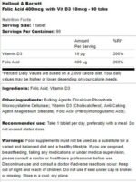 Folic Acid 400 mcg |  With Vit D3 10 mcg - Image 2