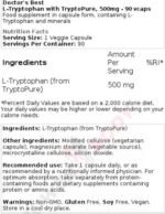 L-Tryptophan 500 mg | With TryptoPure - Image 2