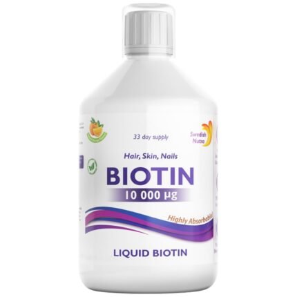 Swedish Nutra Biotin 10 000 mcg течна добавка