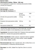 BEST Glucosamine Sulfate 750 mg - Image 2