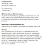 PE Nutrition | L-Lysine 1000 mg - Image 2