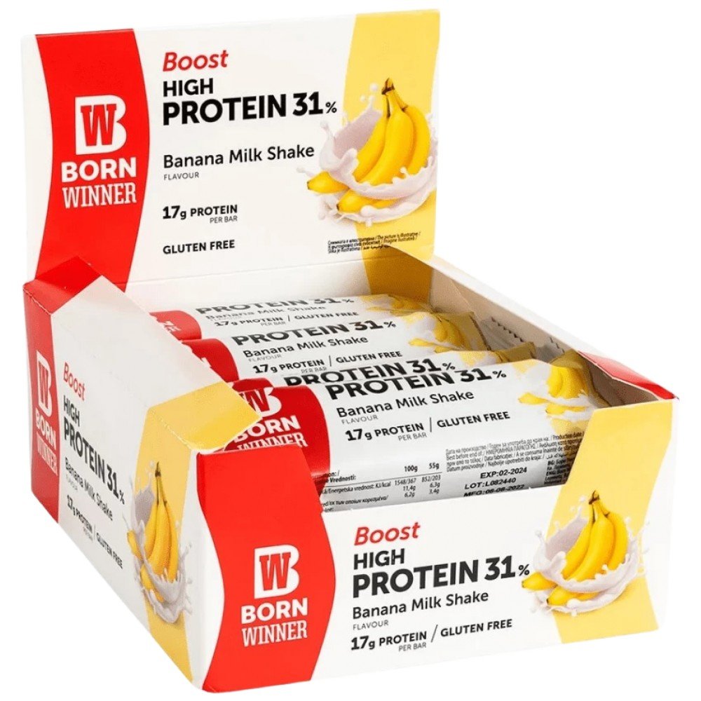 12-x-born-winner-boost-proteinov-bar-bananov-shejk_1428-1024x1024-380d9c4-1000x1000-1 Boost 31% High Protein Bar - Image 1