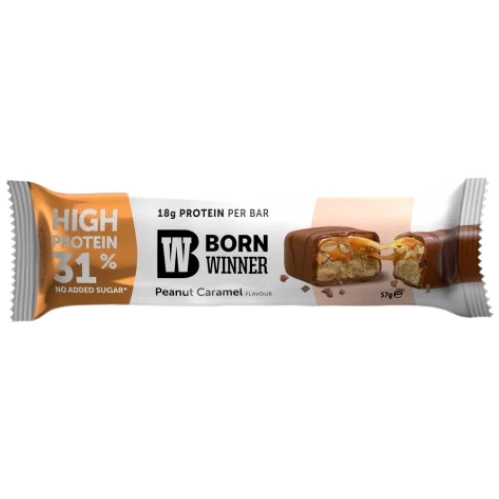 12-x-born-winner-deluxe-1567-6d0d408-1000x1000xwhite Deluxe 31% High Protein Bar - Peanut & Caramel - Image 1