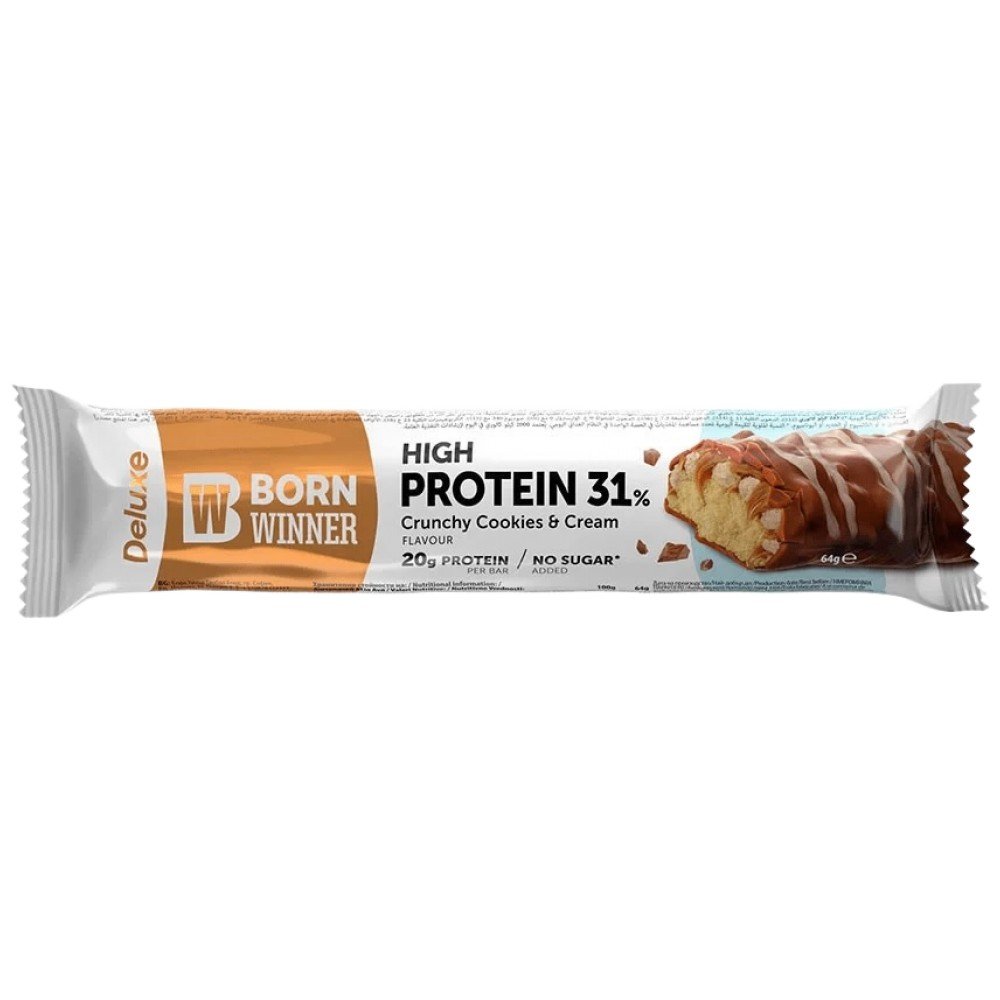12-x-born-winner-deluxe-crunchy-proteinov-bar-biskvitki-sas-smetana_1449-570139c-1000x1000-1 Deluxe Crunchy 31% High Protein Bar - Image 1