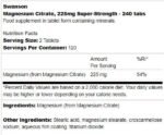Super-Strength Magnesium Citrate  225 mg - Image 2