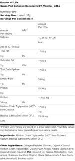 Grass Fed Collagen Coconut MCT - Image 2