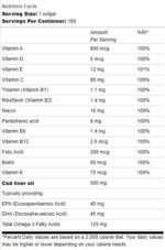 Cod Liver Oil 500 mg | With Multi Vitamins - Image 2