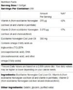 Double-Strength Cod Liver Oil 700mg - Image 2