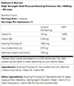 High Strength Cold Pressed | Evening Primrose Oil 1500 mg - Image 2