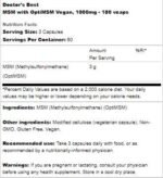 BEST Vegan MSM 1000 mg | With OptiMSM - Image 2