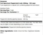 Full Spectrum Peppermint Leaf 400 mg - Image 2