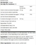 Norwegian Cod Liver Oil 350 mg - Image 2