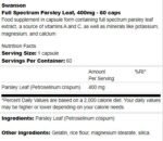 Full Spectrum Parsley Leaf 400 mg - Image 2