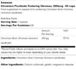 Chromium Picolinate 200 mcg | Featuring Chromax - Image 2