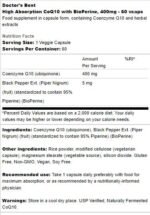 BEST CoQ10 with Bioperine 400 mg - Image 2