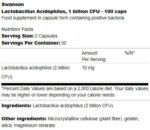 Lactobacillus Acidophilus 1 billion CFU - Image 2