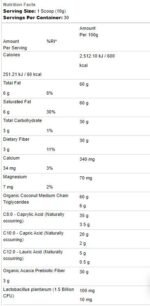Dr Formulated | Keto Organic MCT Powder - Image 2