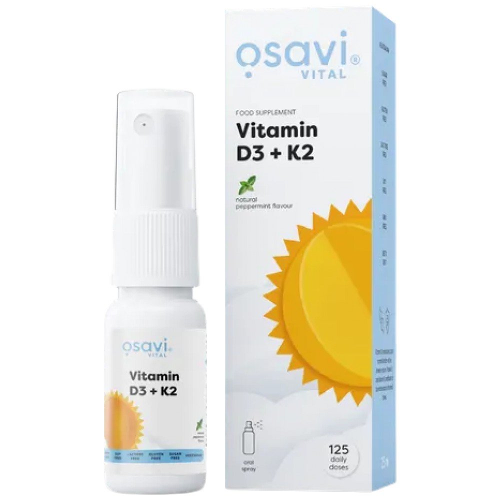 Vitamin D3 K2 Oral Spray капки във флакон Osavi