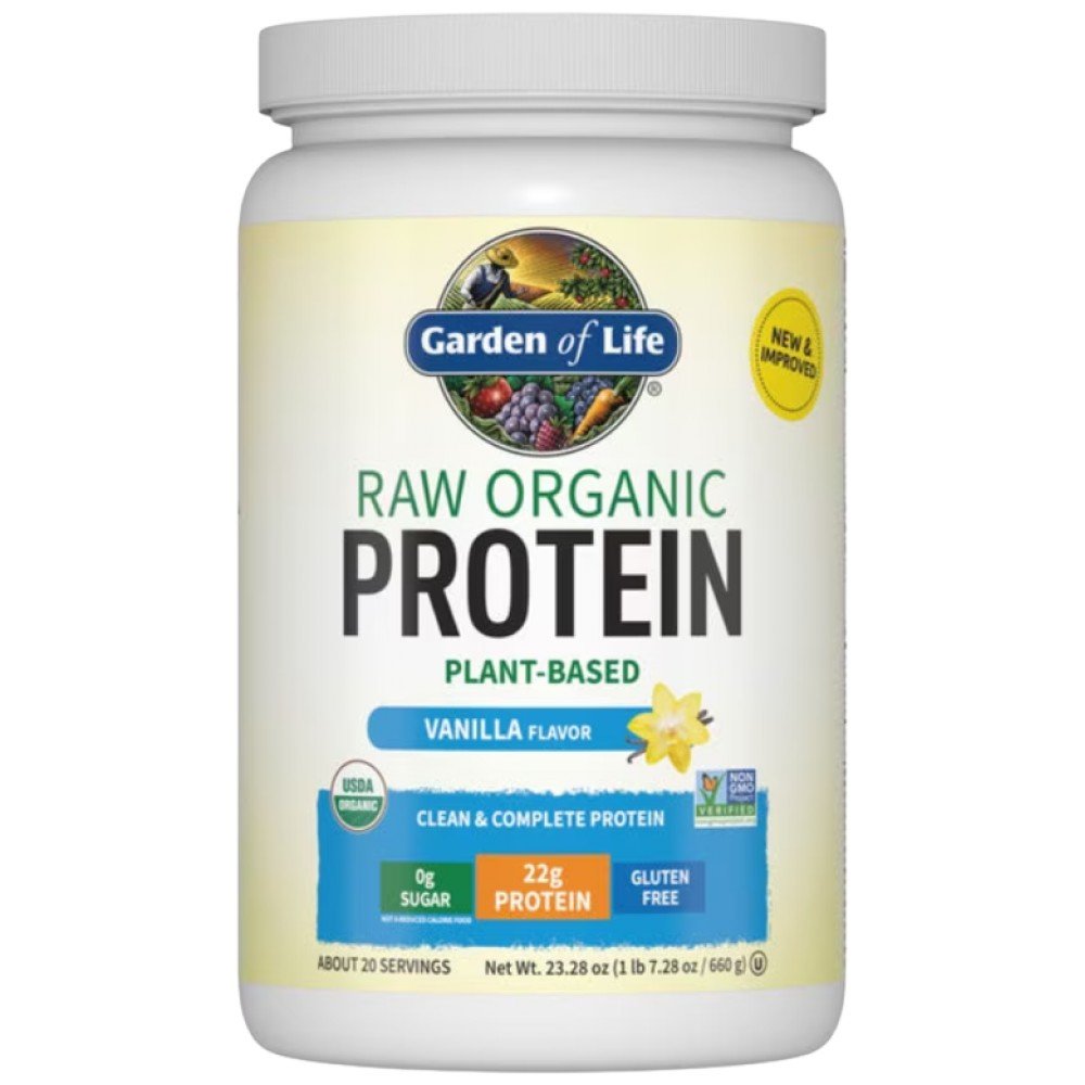 3-8e27724-1000x1000xwhite RAW Protein / Beyond Organic Protein Formula / Vanilla - Image 1