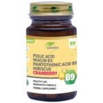 Folic Acid, Niacin B3, Pantothenic Acid B5, Hibiscus & Cranberry