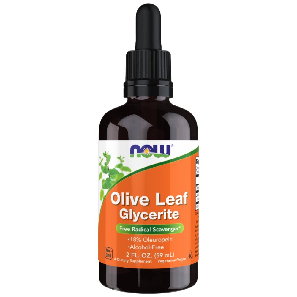 4898_MainImage_0-8184f2d-1000x1000-1 Olive Leaf Glycerite | Alcohol-Free - Image 1