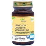Humic Acid, Quercetin, Vitamin B5, D3 & Ganoderma Lucidum