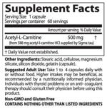 BEST Acetyl-L-Carnitine 500 mg - Image 2