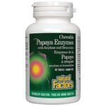 natural factors papaya enzymes дъвчащи таблетки