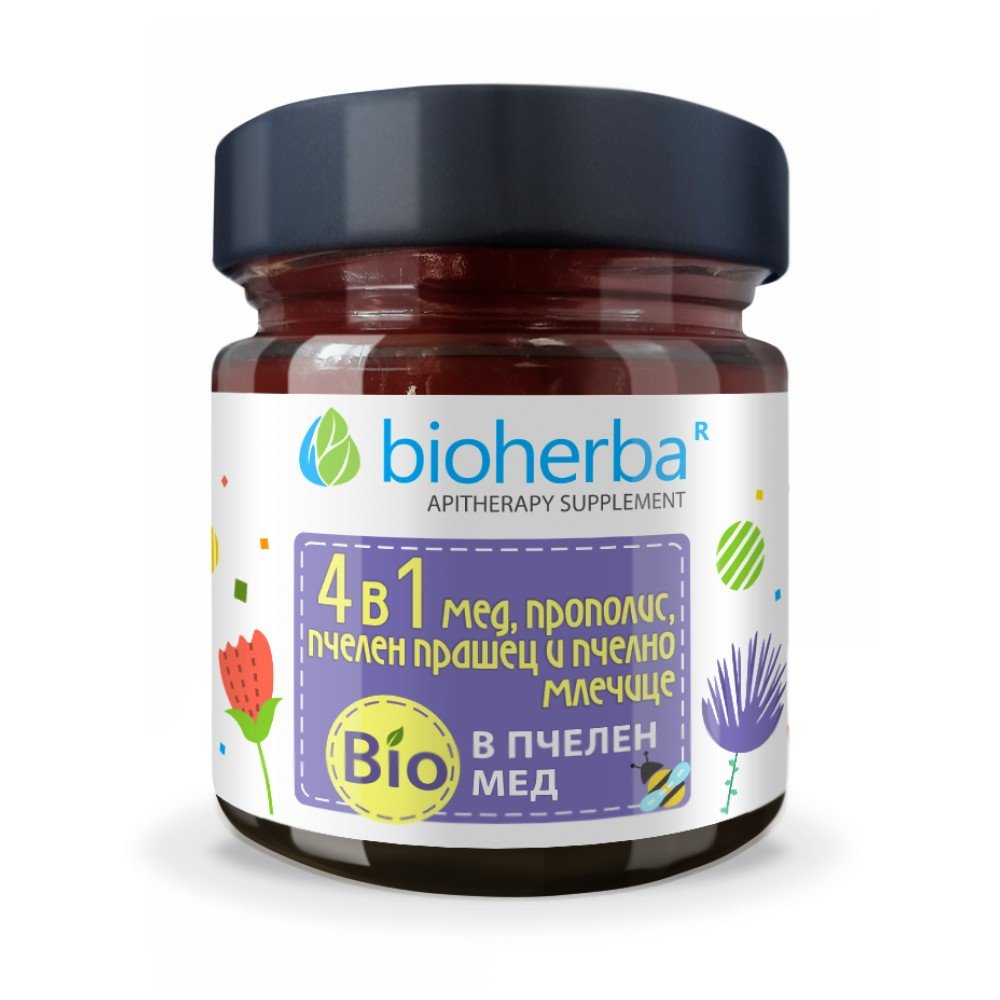 63402673_big-e7fbdfd-1000x1000-1 Honey Mix 4 in 1 | Propolis,Bee Pollen and Organic Honey - Image 1
