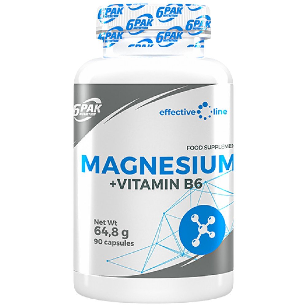 6pak_EL_Magnesium_Vit_B6_90cap_600px_kamera1-30d9ce1-1000x1000-1 Magnesium + Vitamin B6 - Image 1