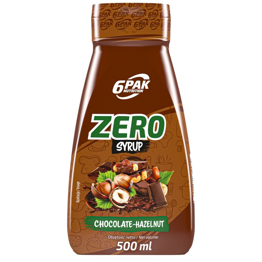 6pak_syrup_zero_chocolate_hazelnut_500ml_1200px_kamera1_front-a46c449-1000x1000-1 Syrup Zero - Chocolate Hazelnut - Image 1