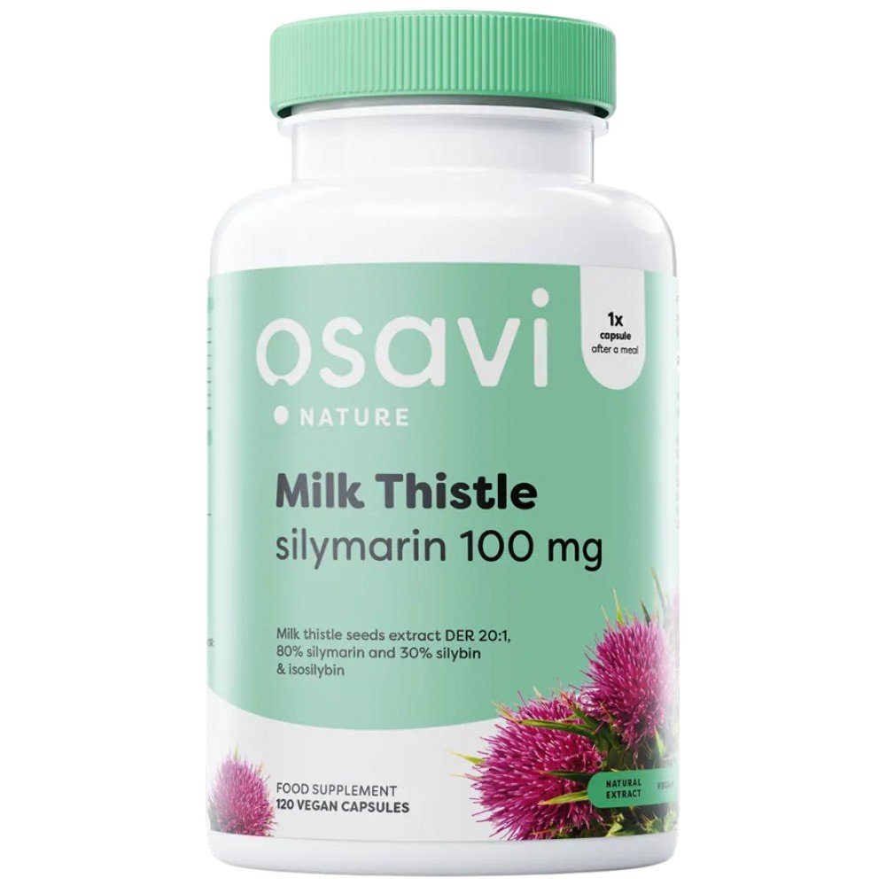 7-e49559f-1000x1000xwhite Milk Thistle | Silymarin 100 mg - Image 1