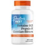 BEST Betaine HCL 650 mg / with Pepsin & Gentian Bitters