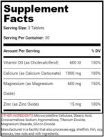 Calcium Magnesium Zinc + D3 - Image 2