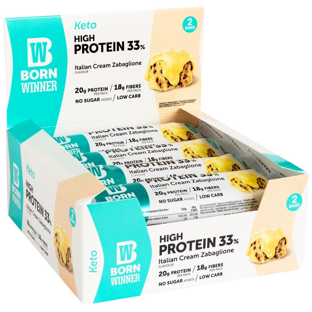BW_p-b_box_KETO_italian-cream-d780302-1000x1000-1 Keto 33% High Protein Bar - Image 1