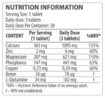 Ca Mg Zn | Calcium + Magnesium + Zinc Formula - Image 2