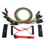 Комплект фитнес ластици за трениране от 11 части / Resistance Band Set