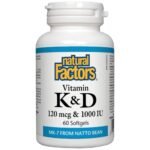 Vitamin K 120 mcg & Vitamin D 1000 IU