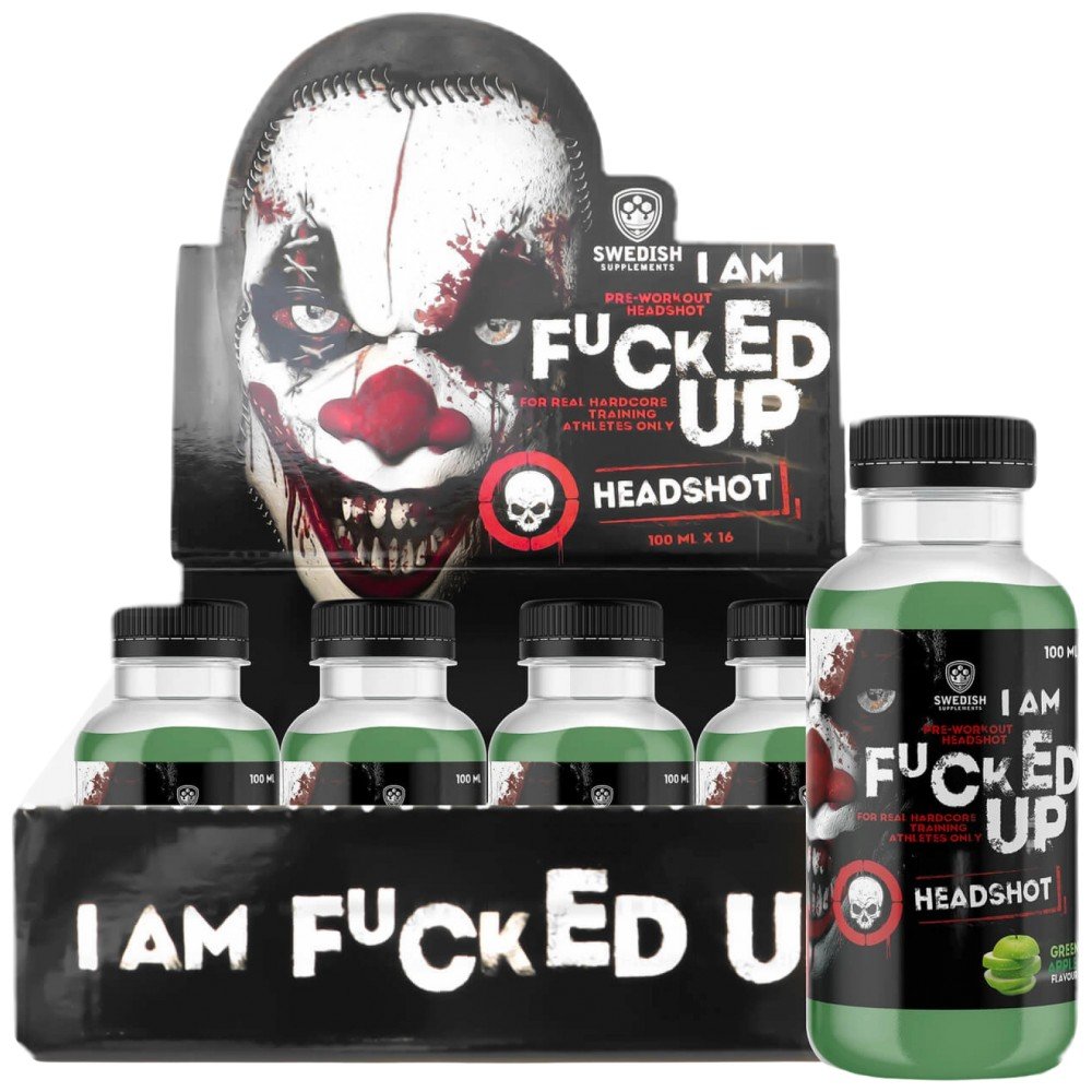 am cked up headshot 16 100 мл енергиен шот SWEDISH Supplements