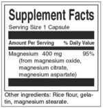Triple Magnesium Complex 400 mg - Image 2