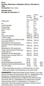 Creatine Monohydrate, Mushrooms & Rhodiola | with Lion's Mane, Cordyceps, Chaga - Image 2