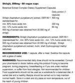 Shilajit 500 mg | 60:1 Extract with 60+% Fulvic Acids - Image 2