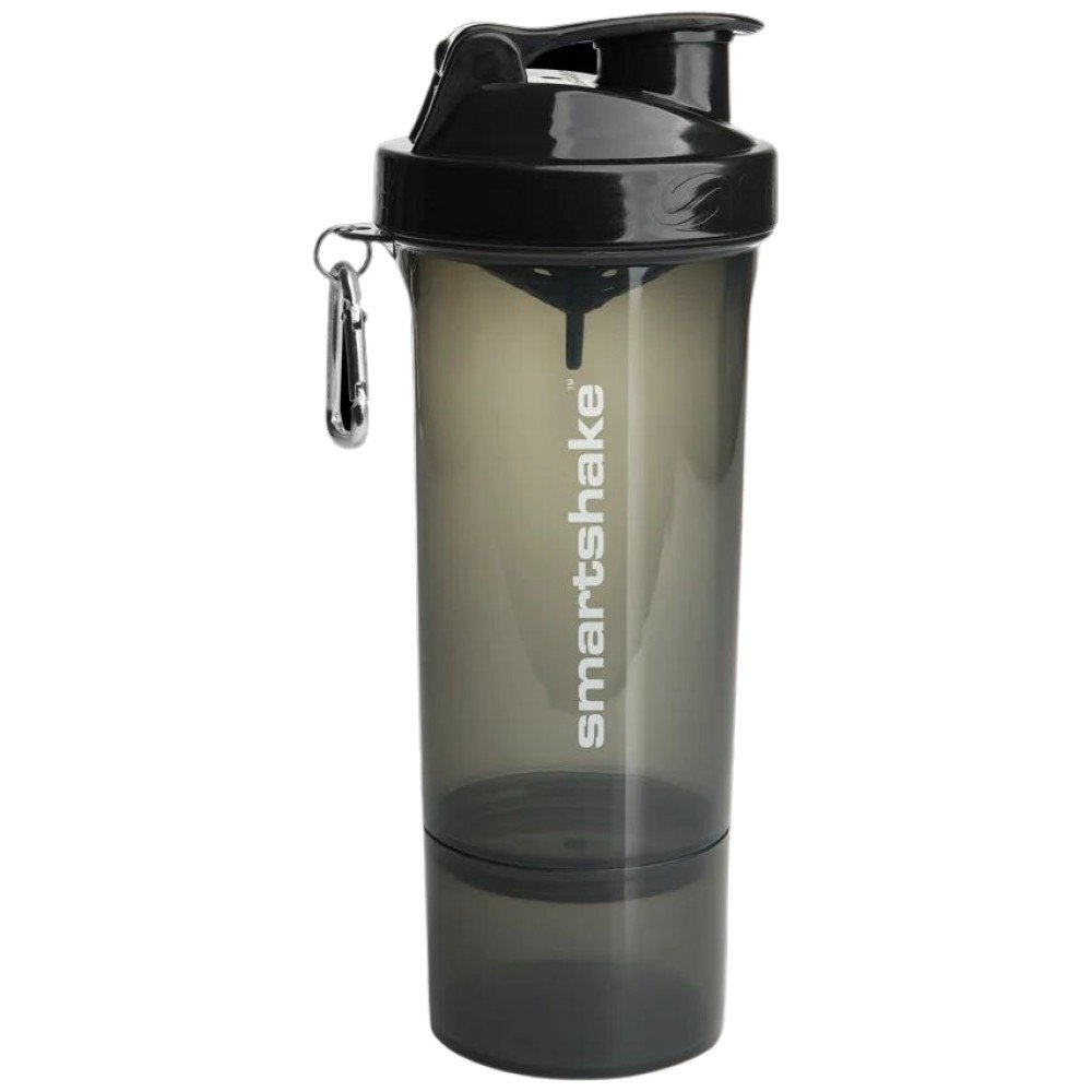 Slim_Black-_Transparent-1dec859-1000x1000-1 2Go Smart Shaker Slim | Gunsmoke Black - Image 1