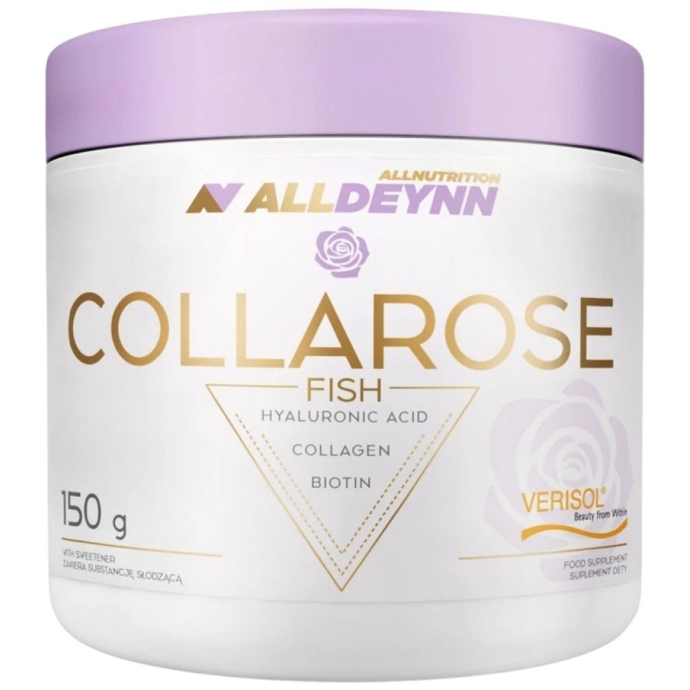 allnutrition-alldeynn-collarose-fish_cleanup-f6c9b82-1000x1000-1 AllDeynn | CollaRose Fish - Marine Collagen with Hyaluronic Acid - Image 1