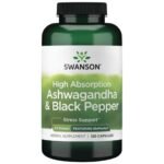 High Absorption Ashwagandha & Black Pepper | Featuring BioPerine