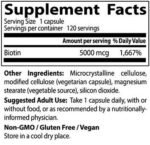 BEST Biotin 5000 mcg - Image 2