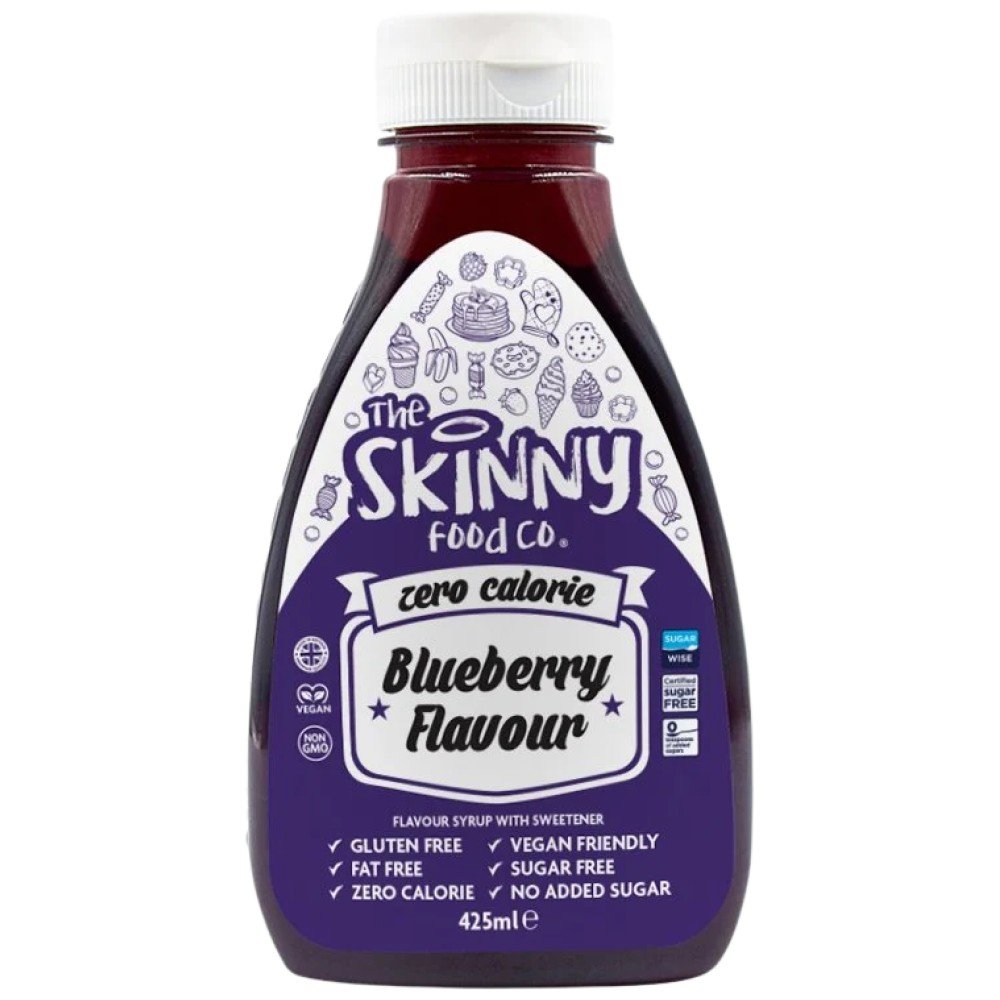 blueberry-syrup-zero-calorie-sugar-free-skinny-syrup-425ml-326836-fcb6024-1000x1000xwhite Skinny Syrup | Blueberry - Image 1