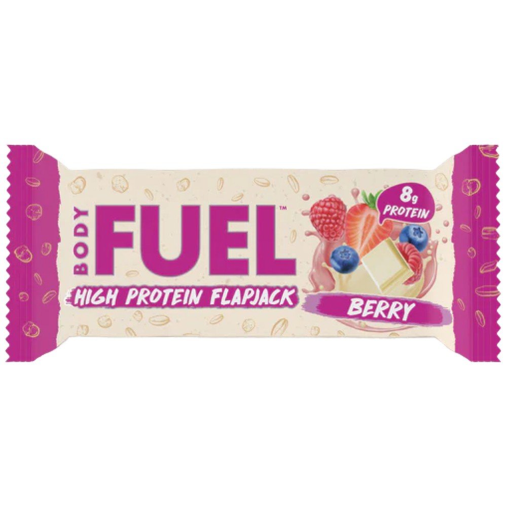 bodyfuel-proteinflapjack40g-berry_600x600-c68caf3-1000x1000-1 Bodyfuel High Protein Flapjack - Image 1